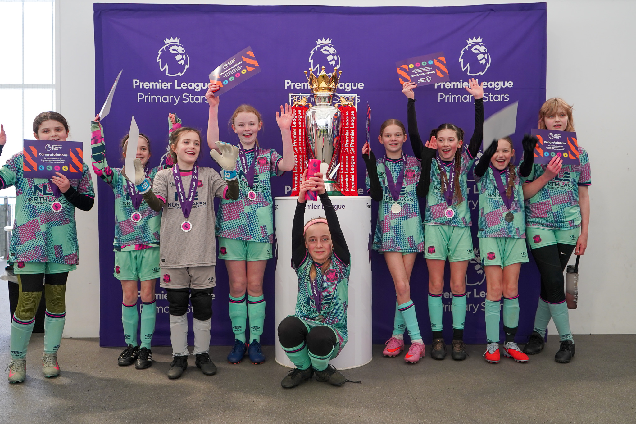 Thorney Close represent Sunderland AFC in Premier League Primary Stars National Girls Football Tournament as Carlisle come out on top