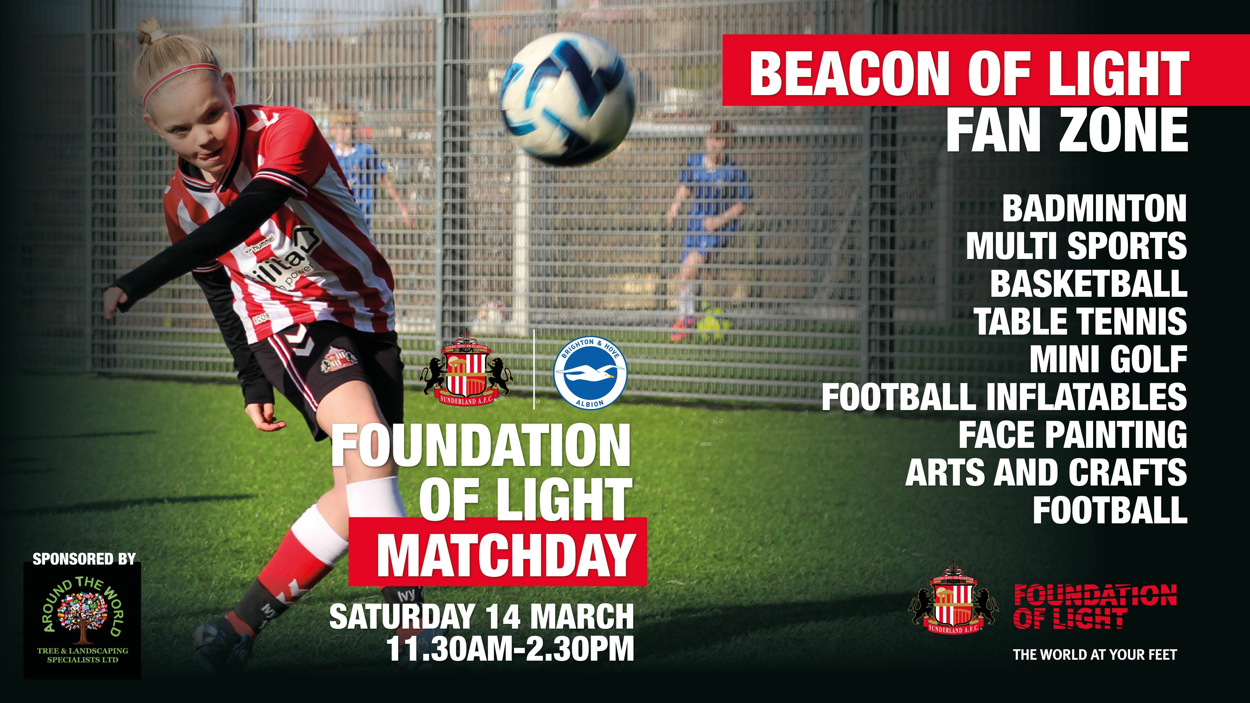 Bumper Fan Zone for Foundation of Light Matchday
