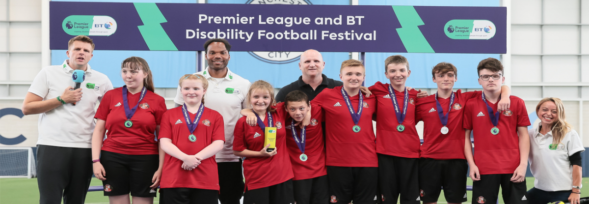 DISABILITY FESTIVAL A WINNER WITH SUNDERLAND YOUNGSTERS