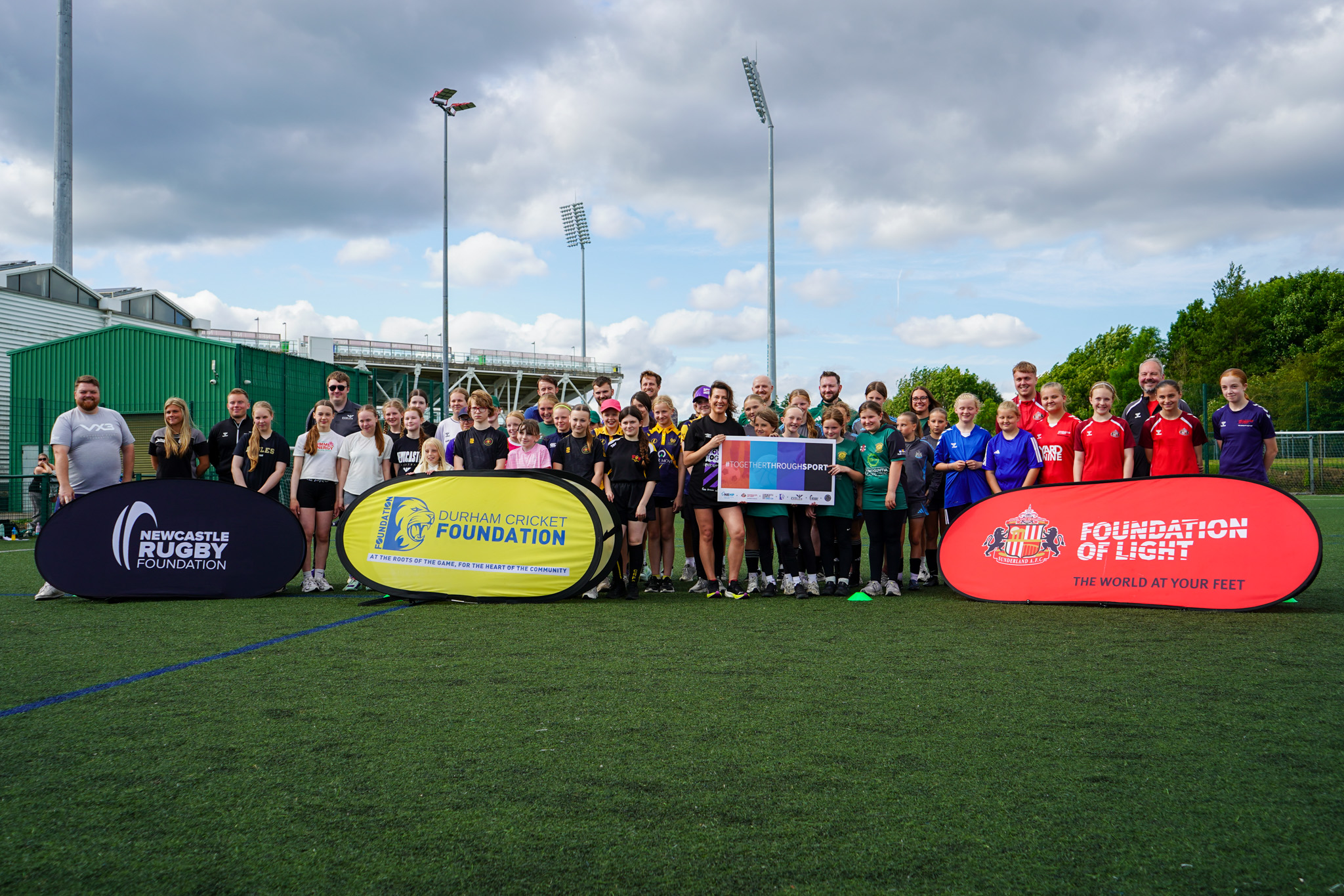 Foundation of Light head to Durham Cricket to celebrate Together Through Sport campaign