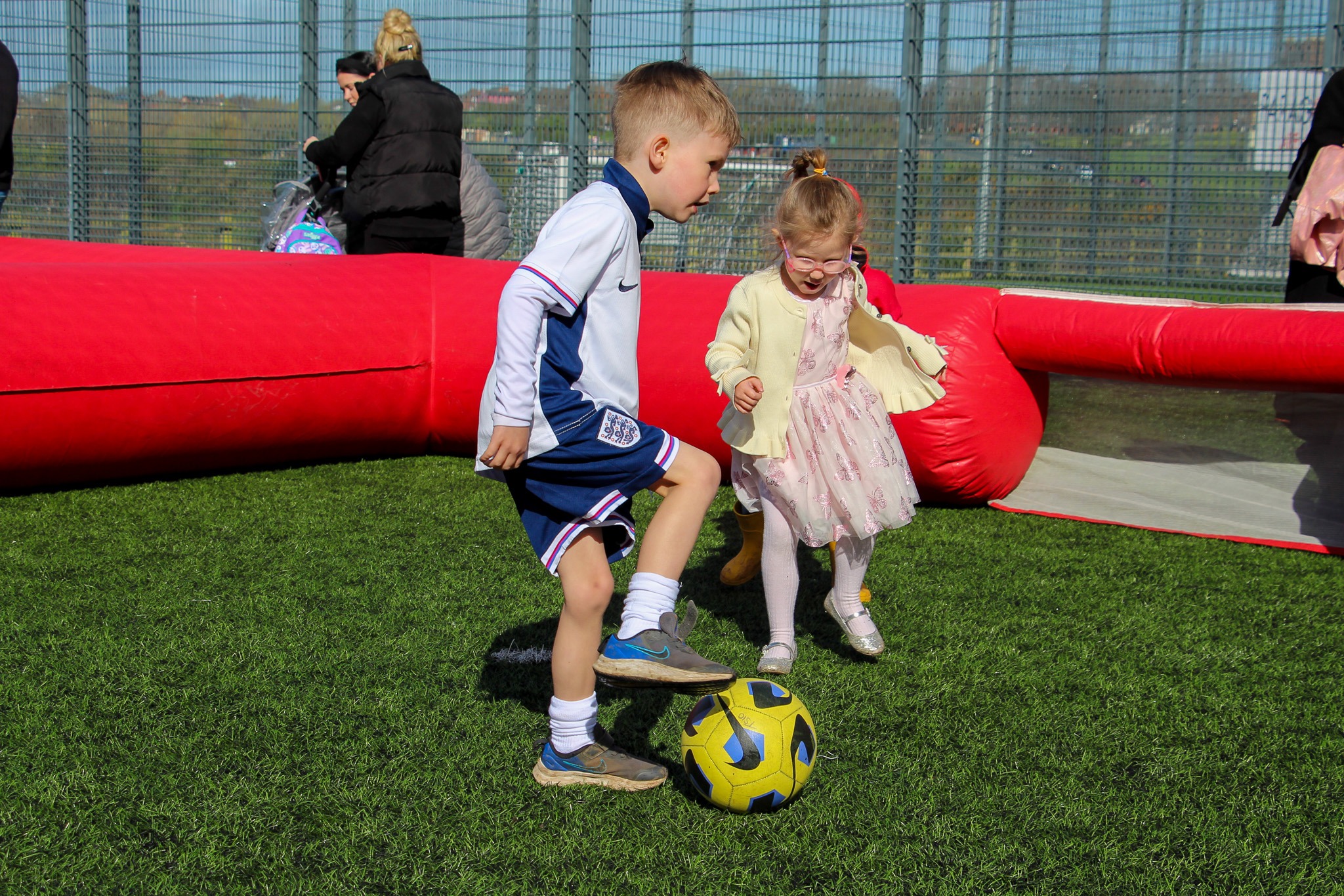New junior football sessions in Stanley with Foundation of Light