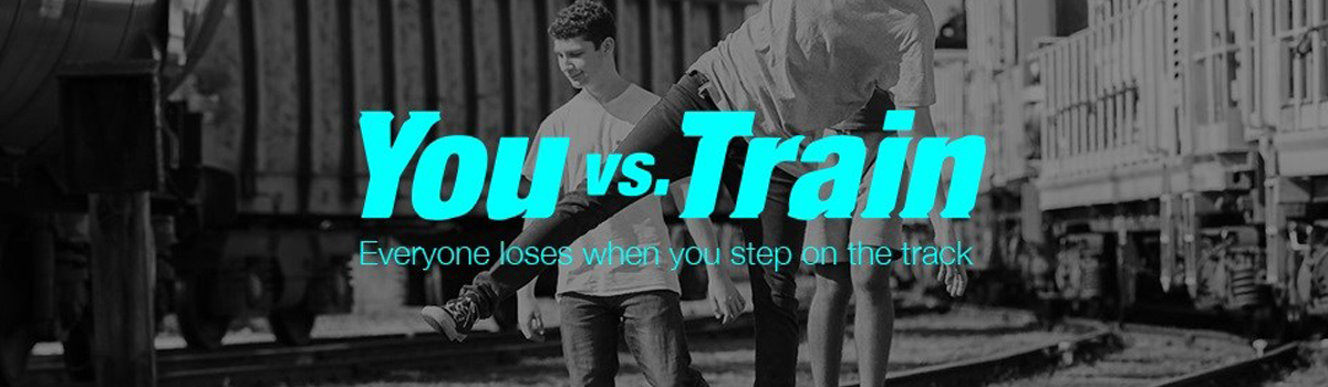 STAY OFF THE TRACKS – YOU vs. TRAIN