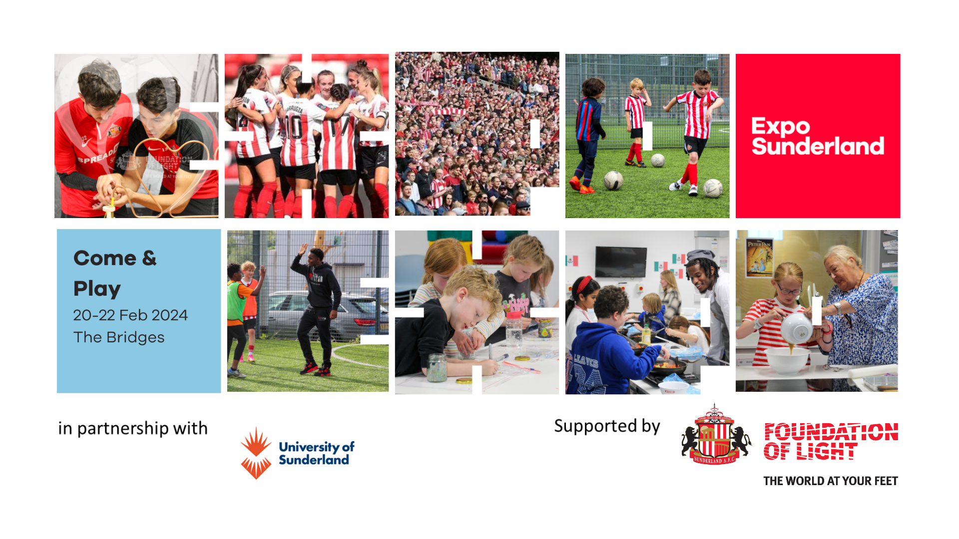 Foundation of Light attending Expo Sunderland 'Come & Play'