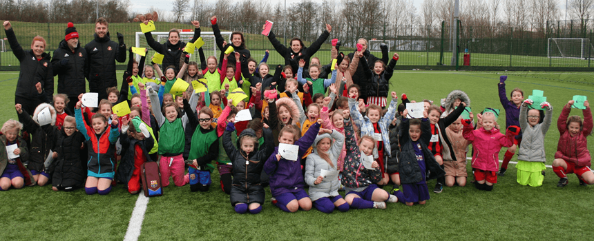 Girls football festival shows off Primary Stars
