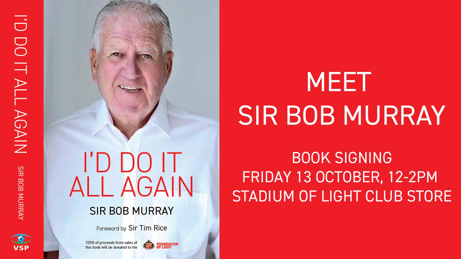 Sir Bob Murray book signing