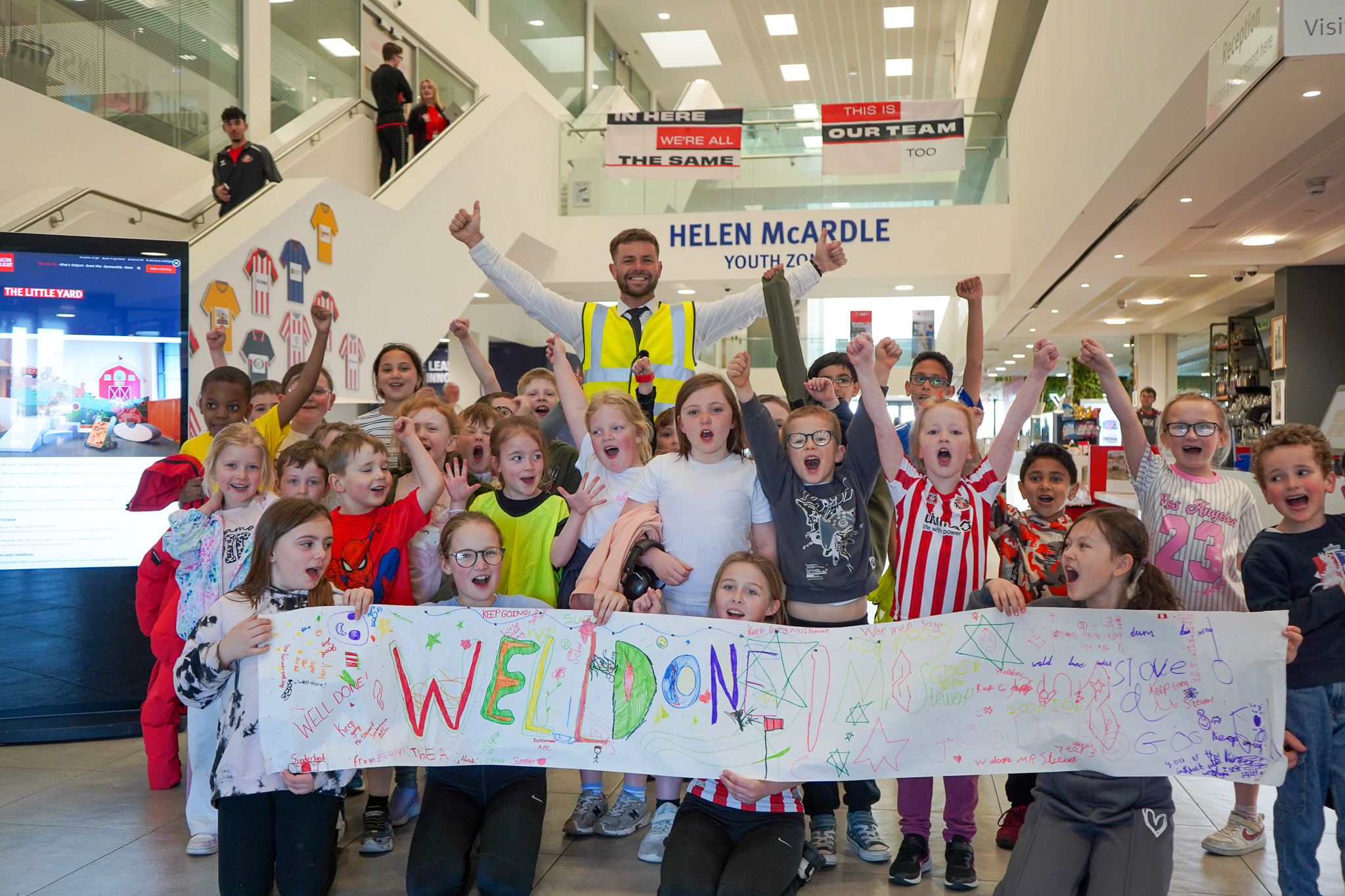 Warm welcome at Beacon of Light for Manchester head teacher's 1,000 mile Premier League walking challenge