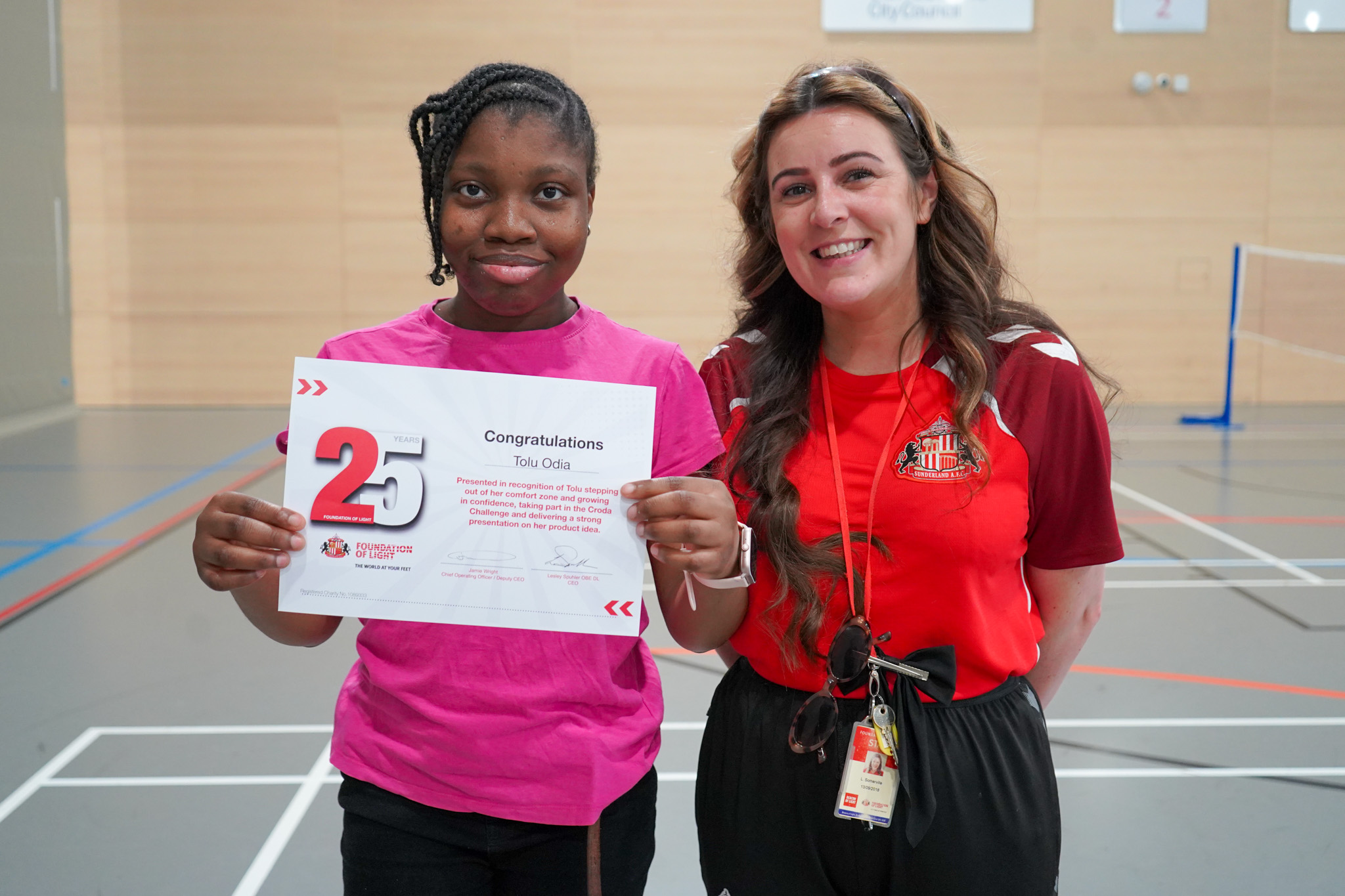 Wear 25: Hospitality student Tolu's journey to first qualification and confident presenter