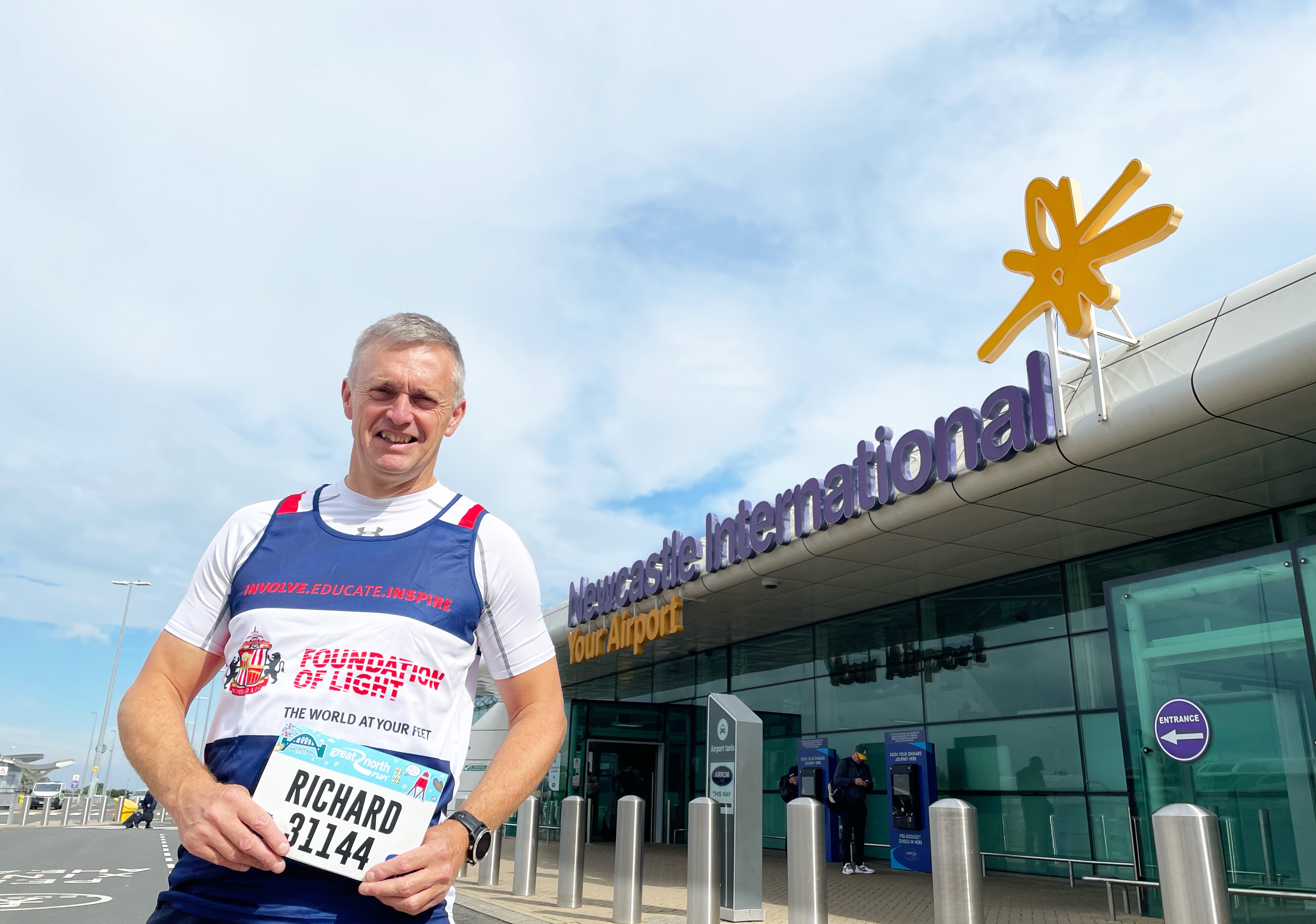 Newcastle International Airport COO to run on behalf of Foundation of Light