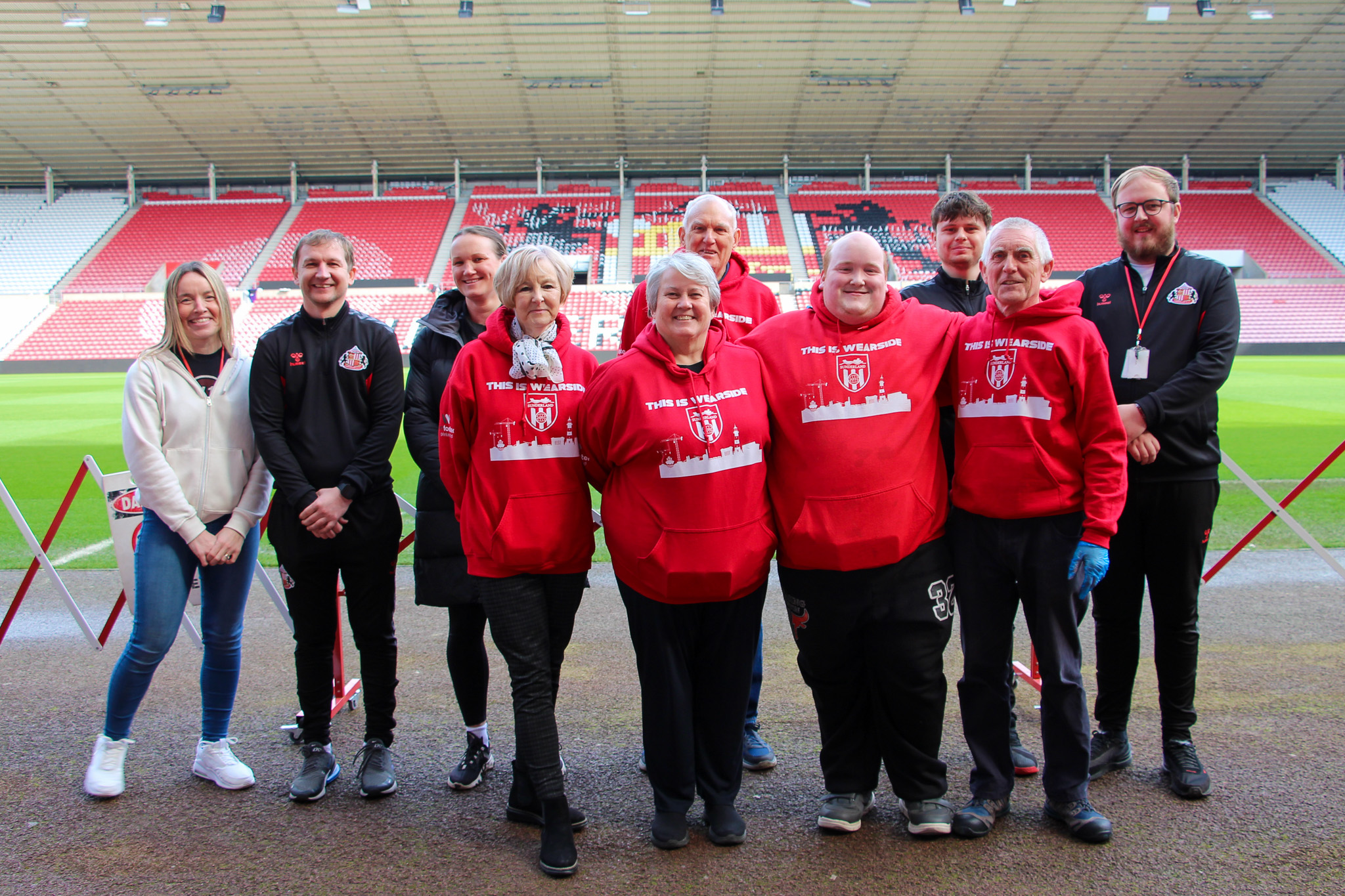 First of its kind Flag Display at the Stadium of Light