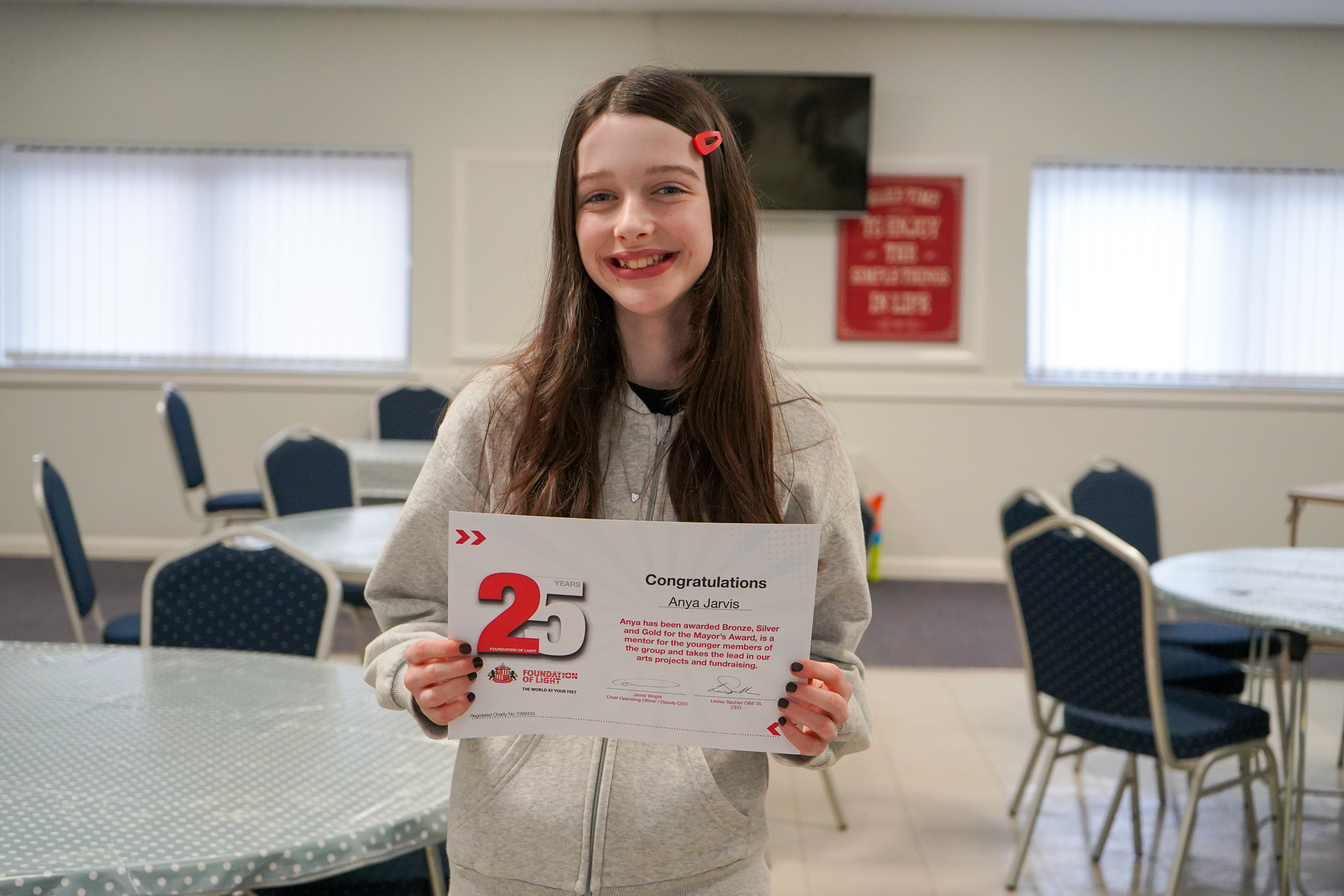 Wear 25: Rising role model Anya Jarvis celebrated for community leadership