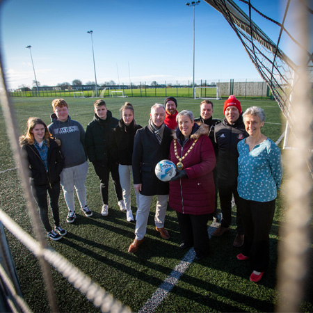 BALL KICKS INTO COUNTY DURHAM