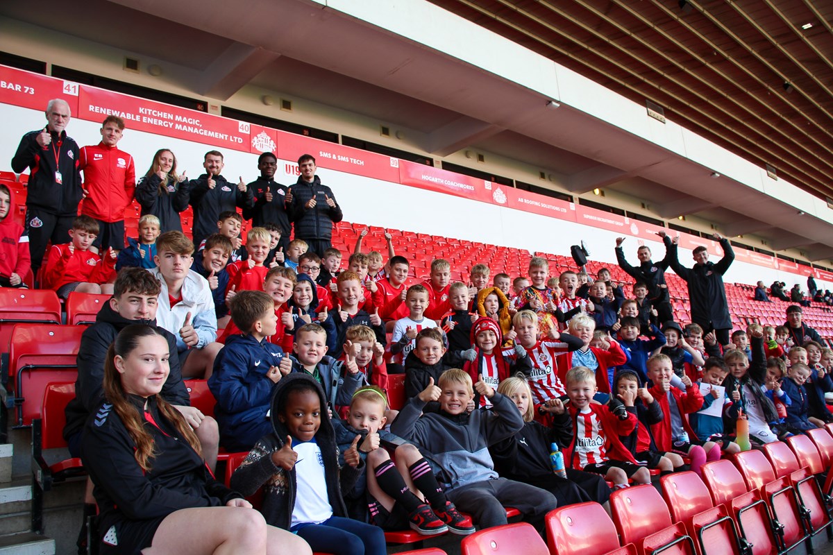 Safc Programmes Budding players meet SAFC heroes at open training