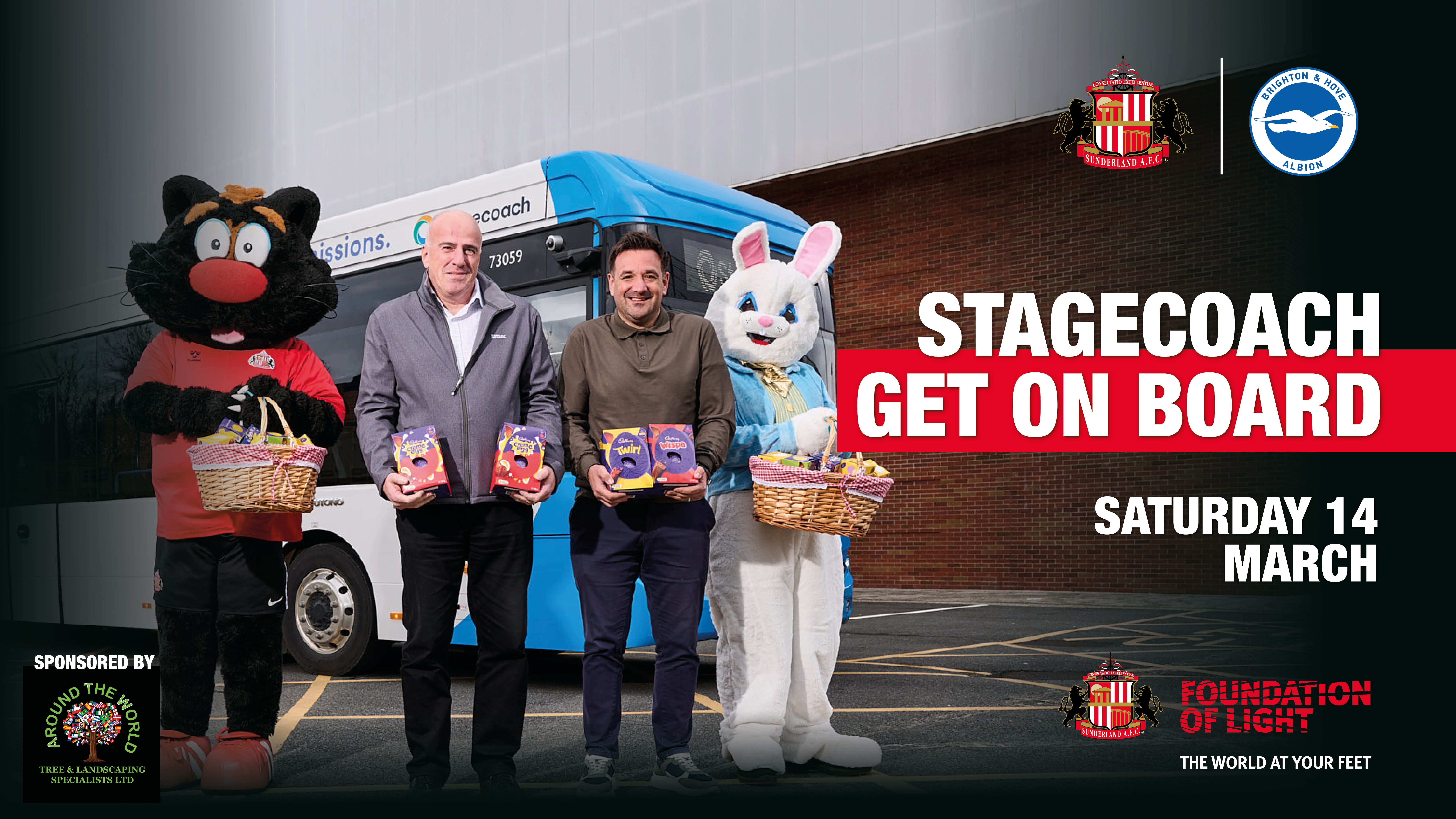 Stagecoach on board for Foundation of Light Matchday Easter appeal 