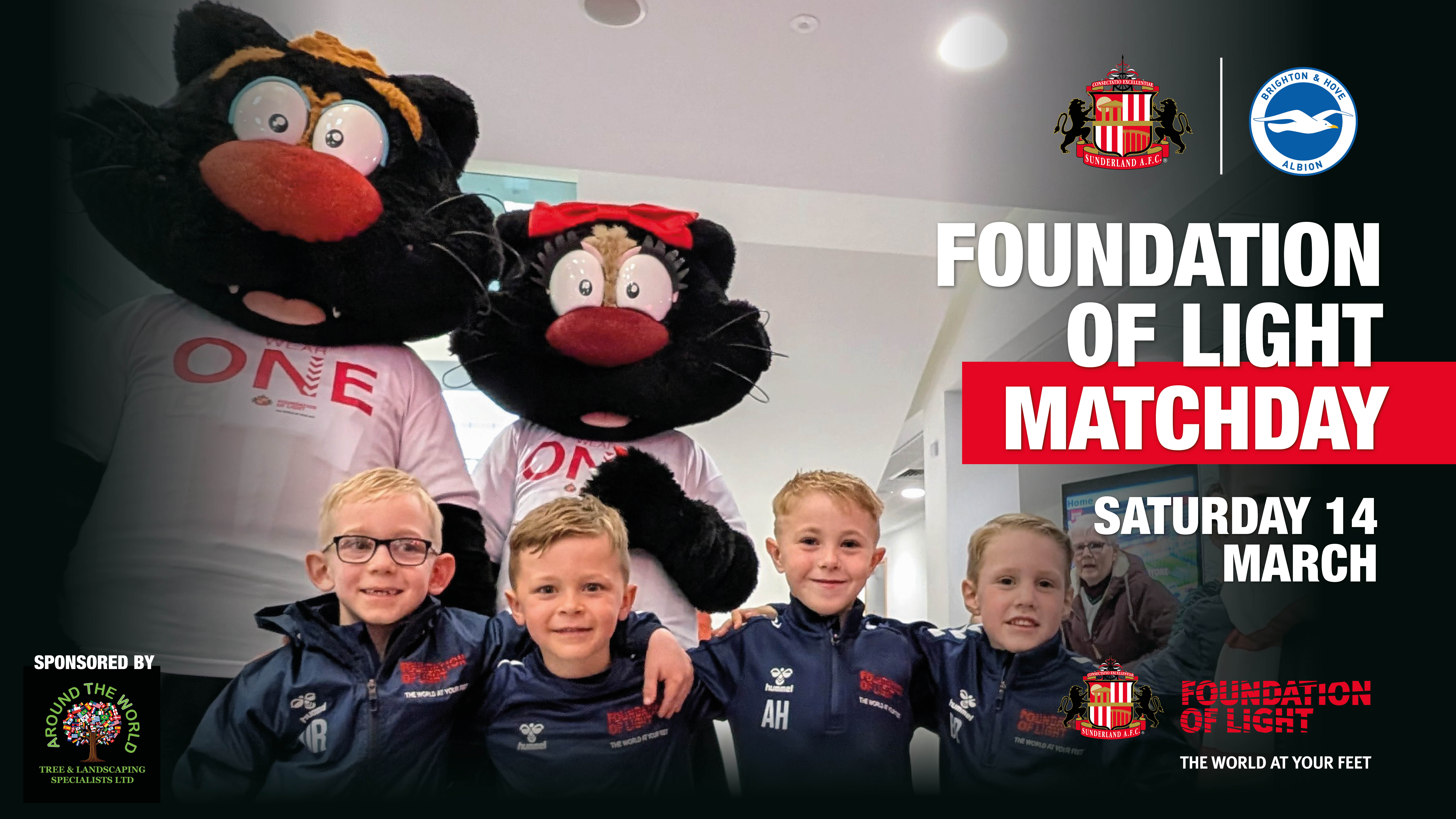 Foundation of Light Matchday returns when Sunderland host Brighton