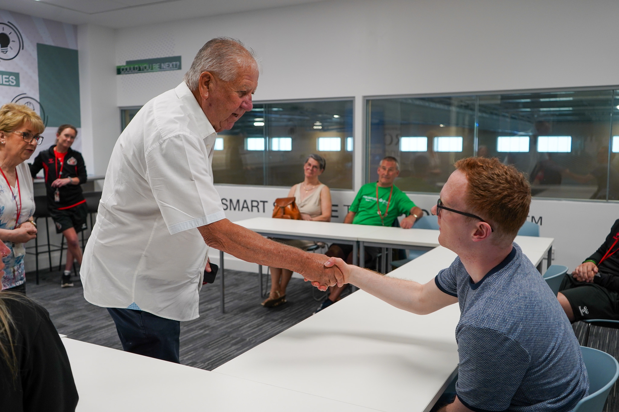 Sir Bob Murray says thank you to Foundation of Light volunteers