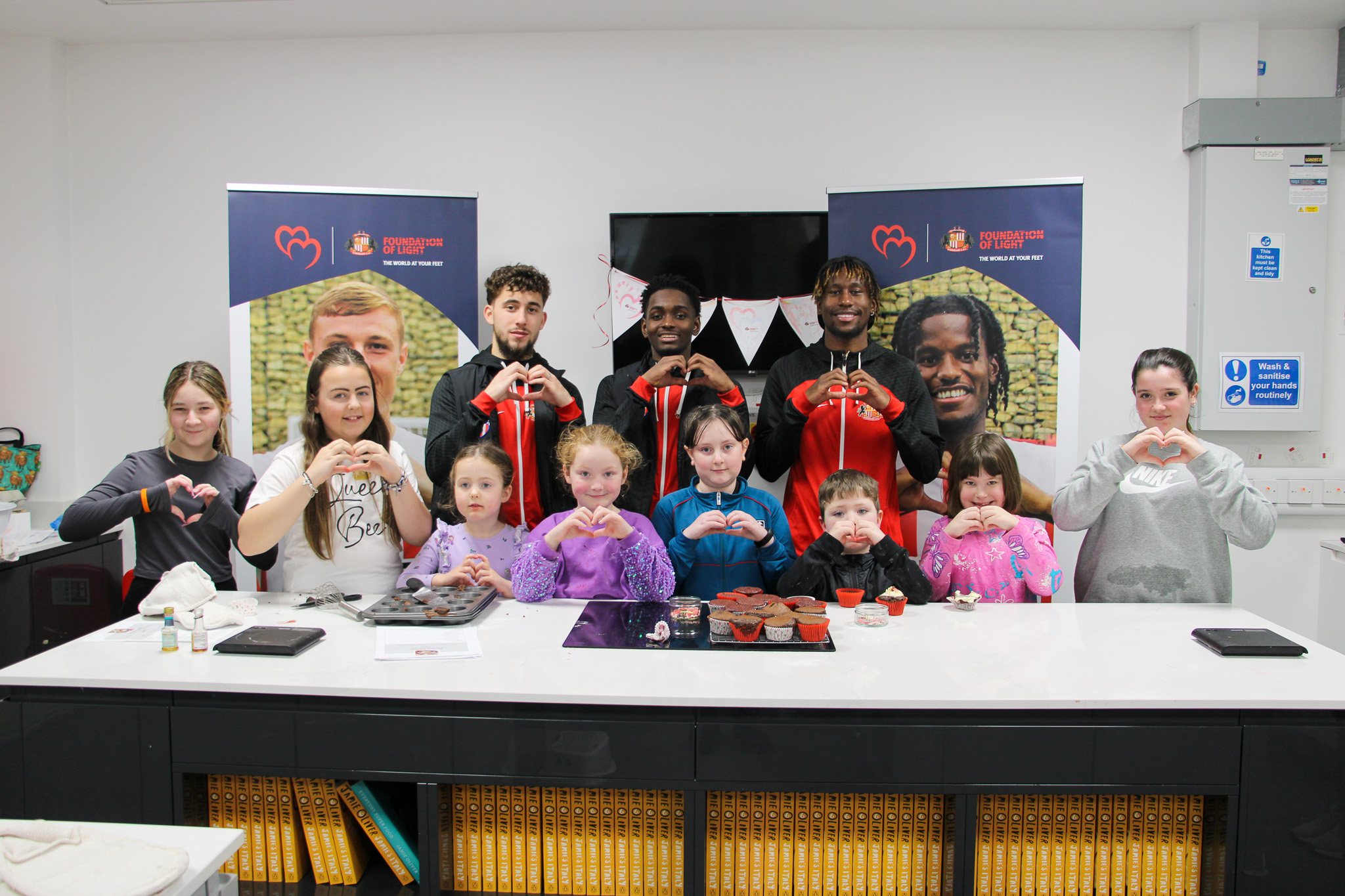 SAFC stars get involved with Foundation half-term Holiday Courses