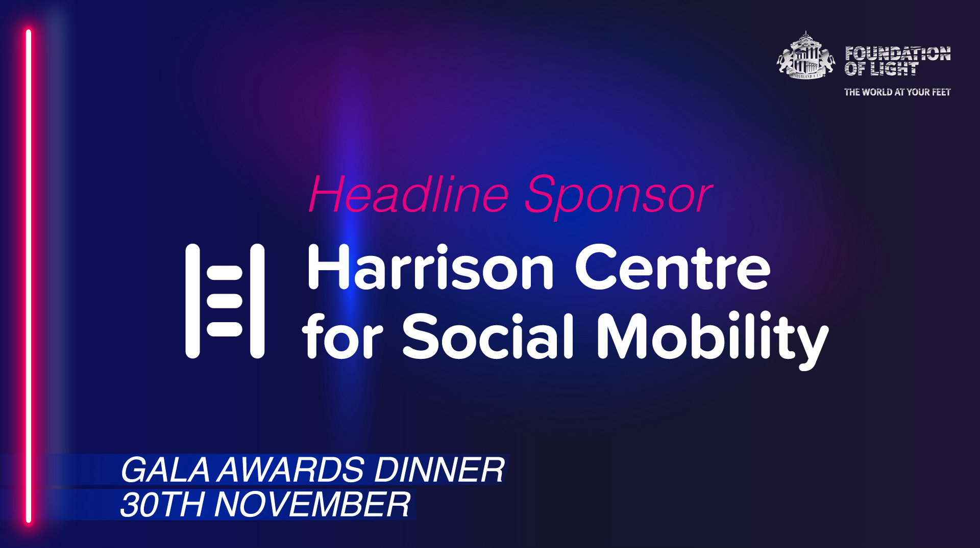 Harrison Centre to headline sponsor Foundation of Light's Gala Awards Dinner