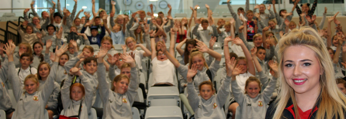 PUPILS PUT THE RIGHT FOOT FORWARD