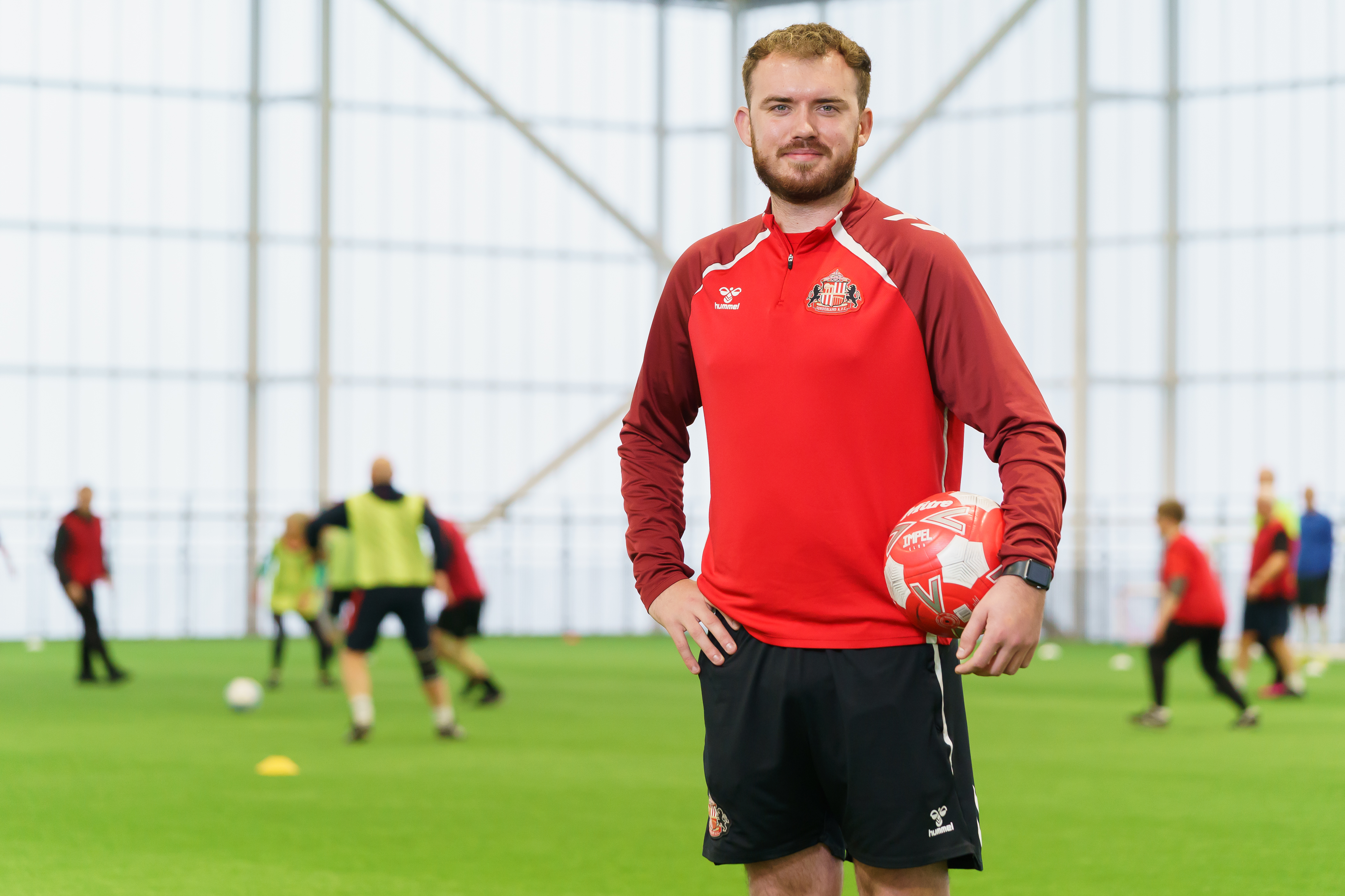 Sunderland graduate Lewis is inspiring people of all ages through football at Foundation of Light