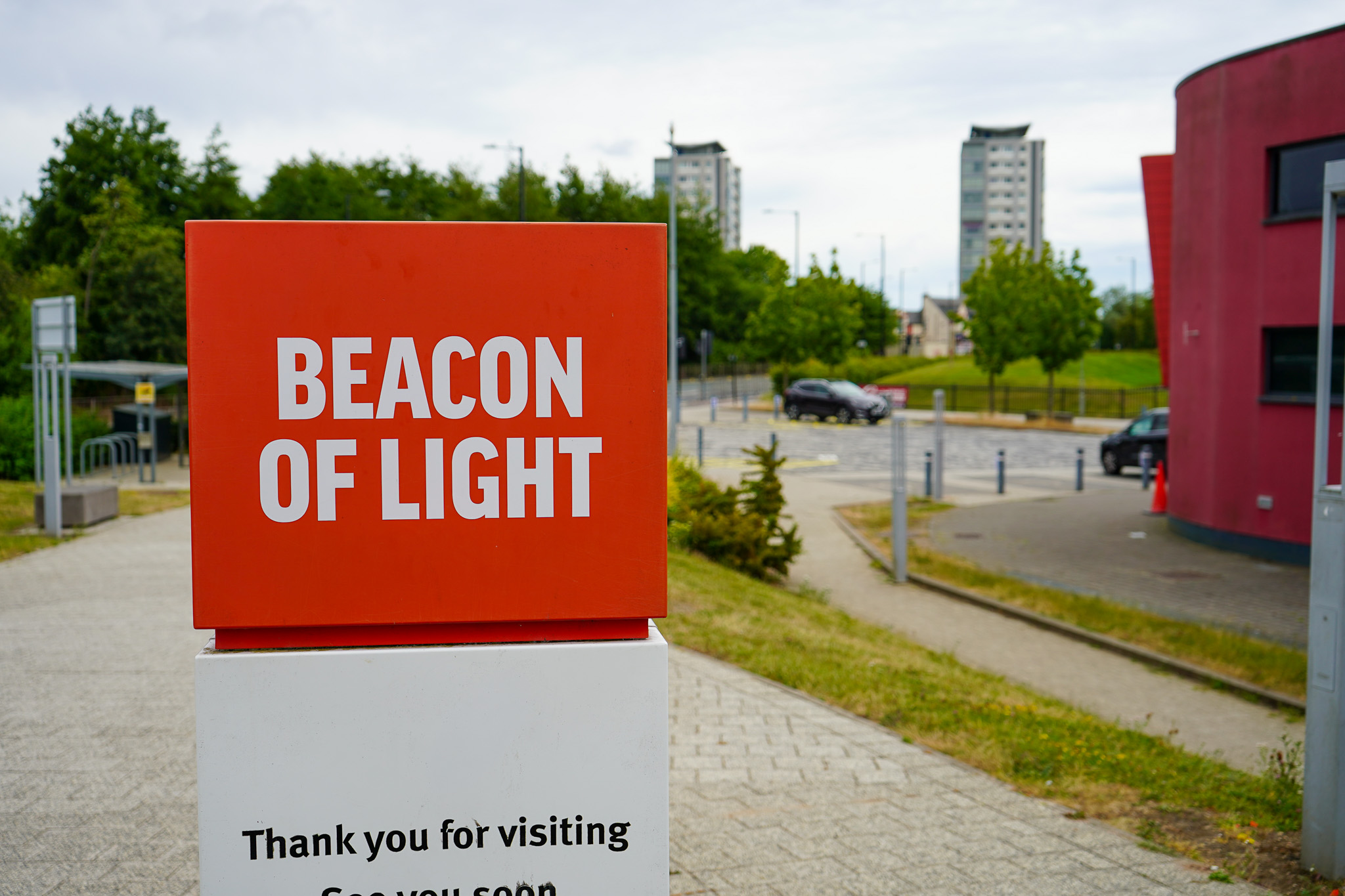 Parking update at the Beacon of Light