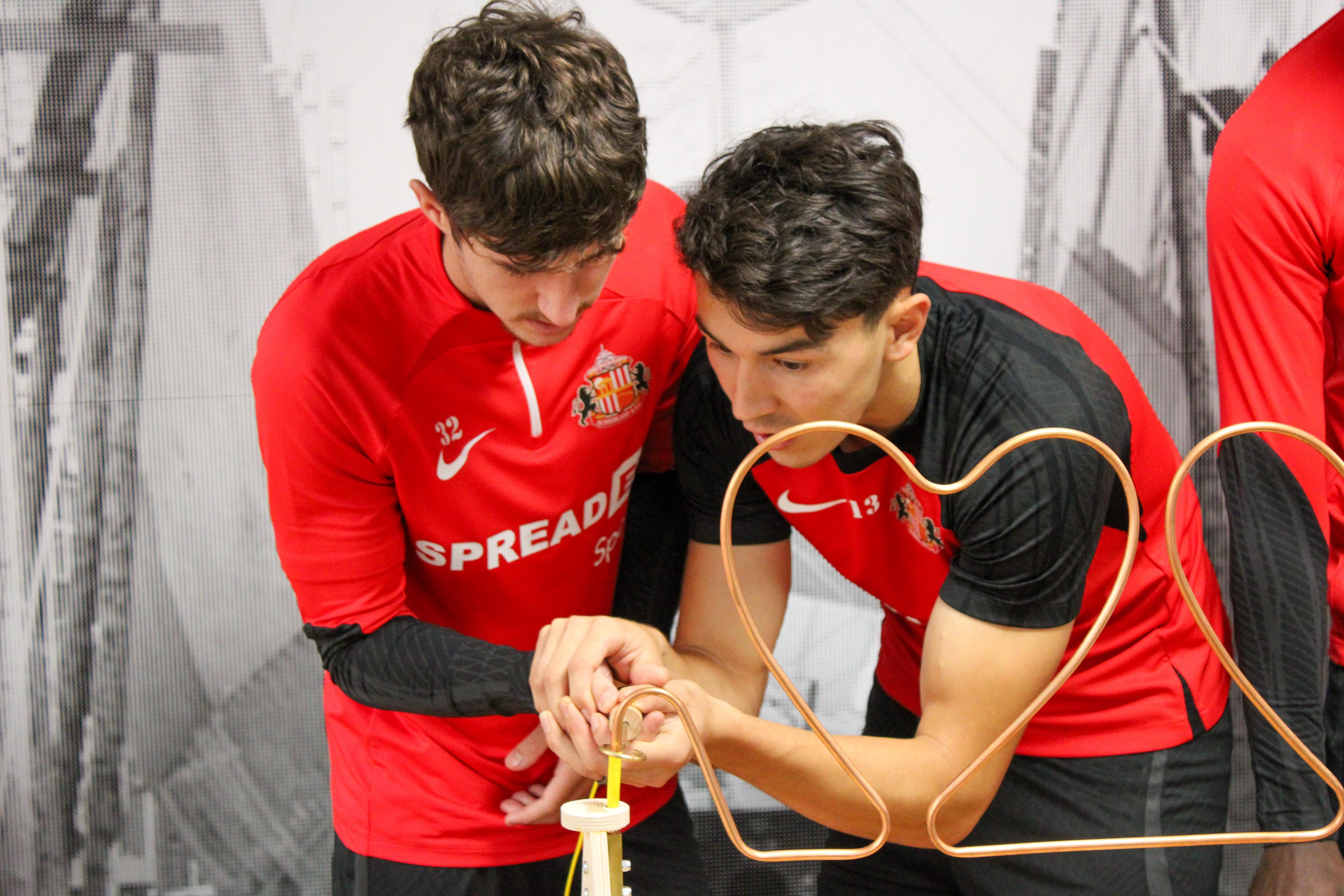 SAFC stars take on Heart on your Sleeve Buzz Challenge