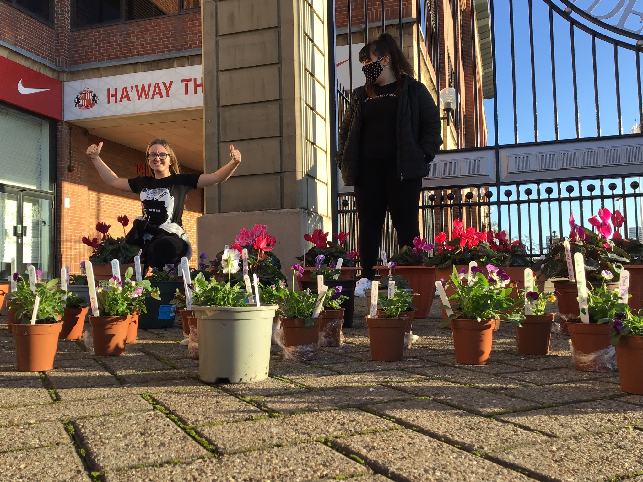 Youngsters plant power of positivity