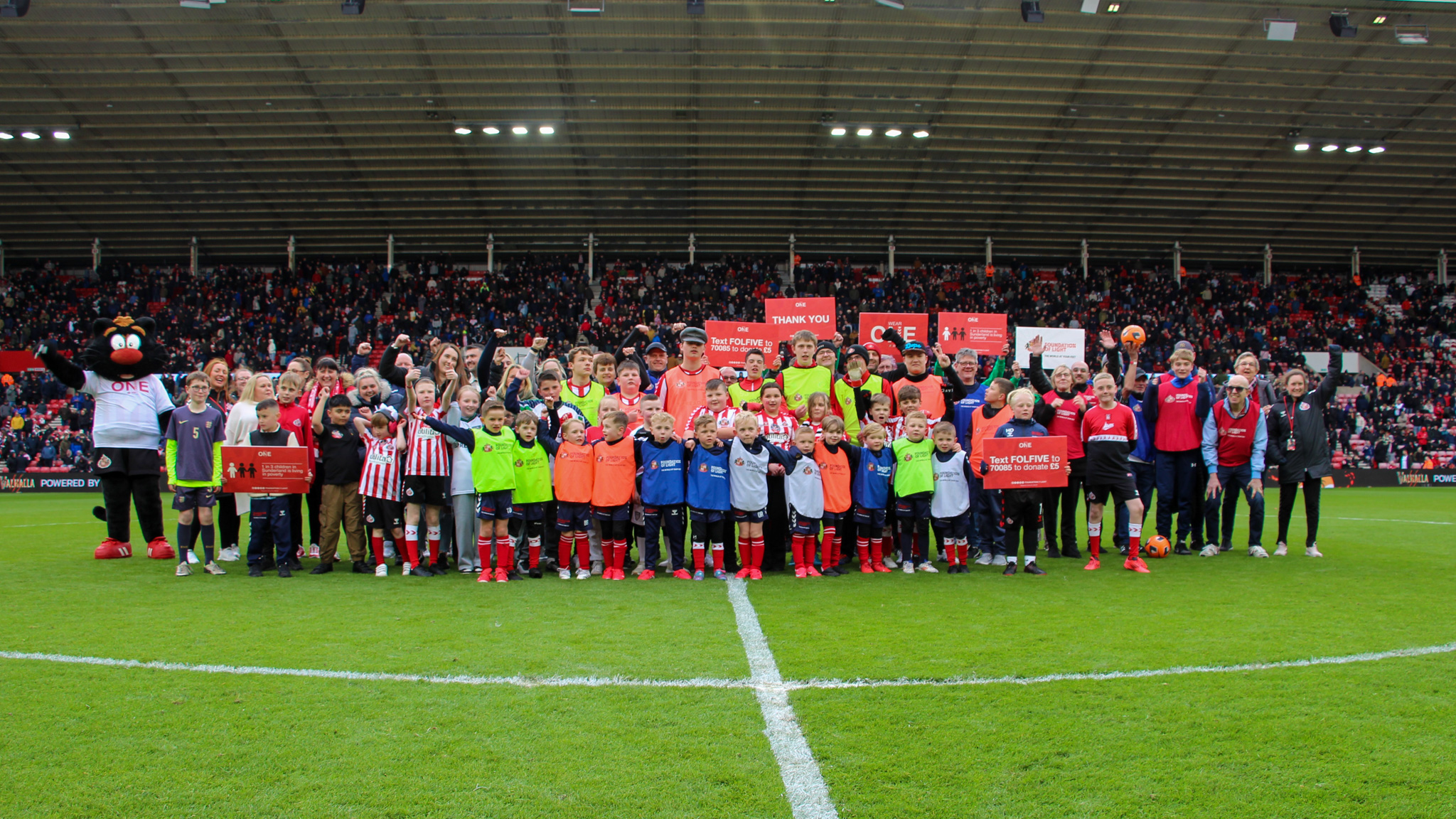 Foundation of Light feels support of community on dedicated SAFC matchday