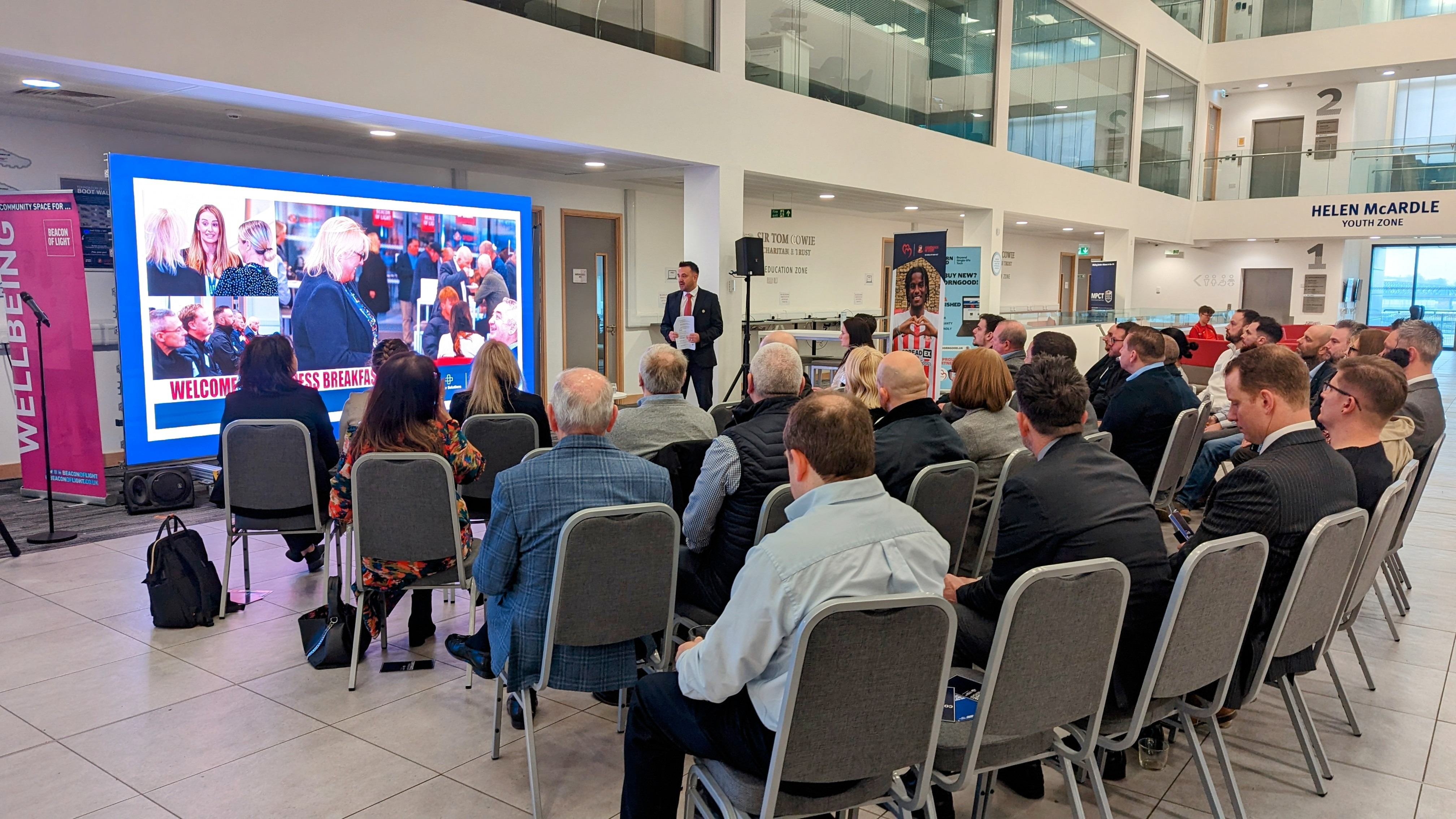 Foundation of Light partners come together for 2024's first Business Breakfast