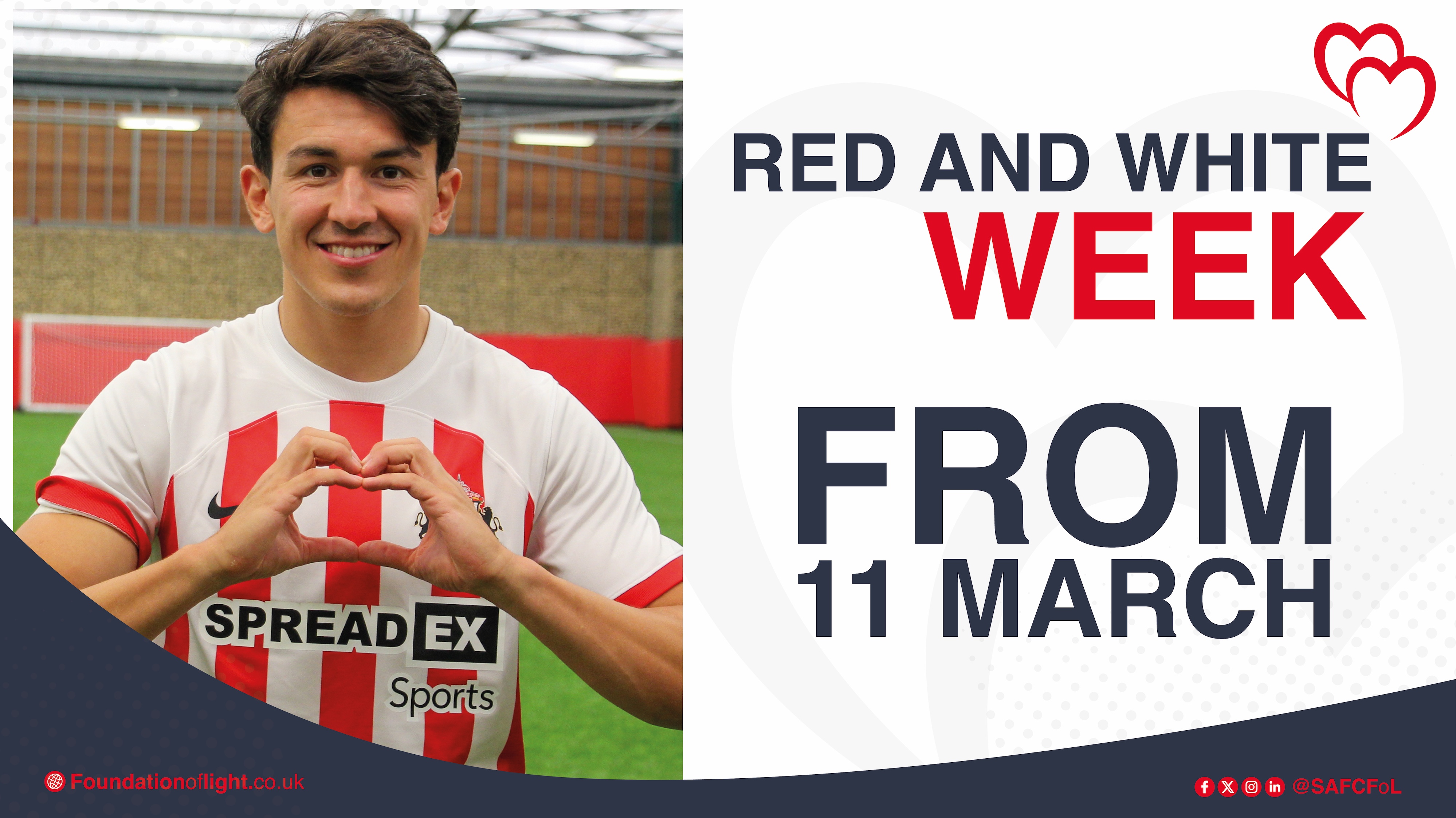 Fly the SAFC flag during Red and White Week